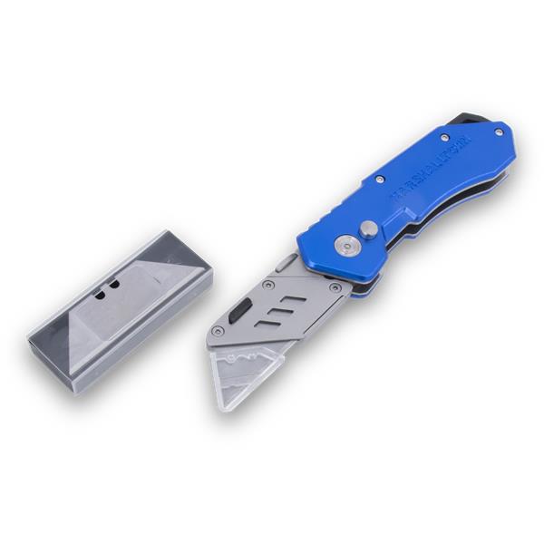 Metal Detectable Safety Knife with Enclosed Blade and Tape Cutter