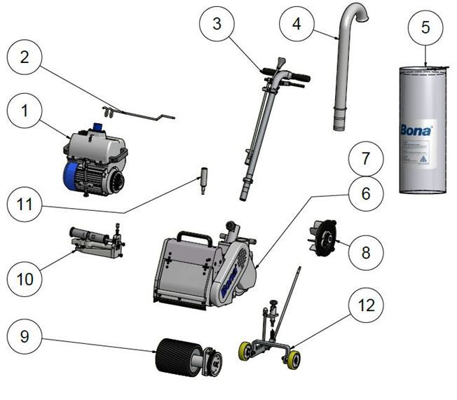 Bona Sanders Replacement Parts