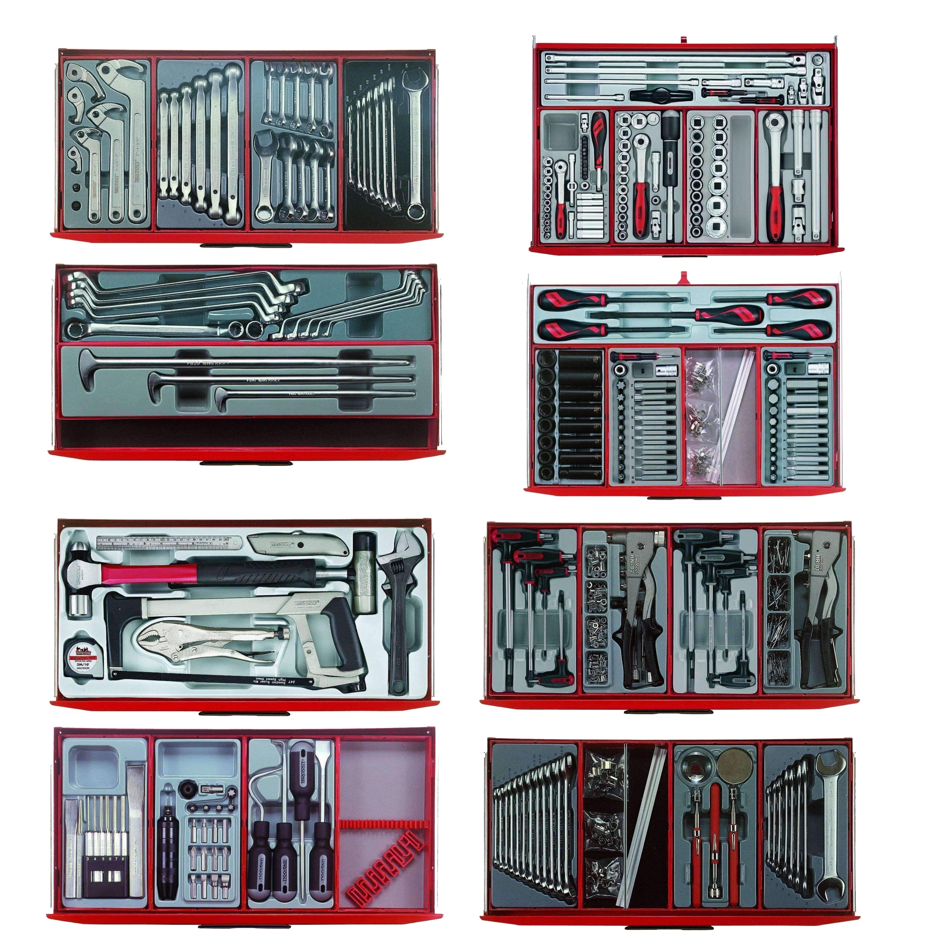 Teng Tools 1001 Piece Mega Master Mixed Hand Tool Kit - TCMM1001N