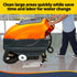 RT120 34" Self-Propelled Floor Scrubber Machine, 33-gal Tank, 75,000 sqft/h | SUNMAX