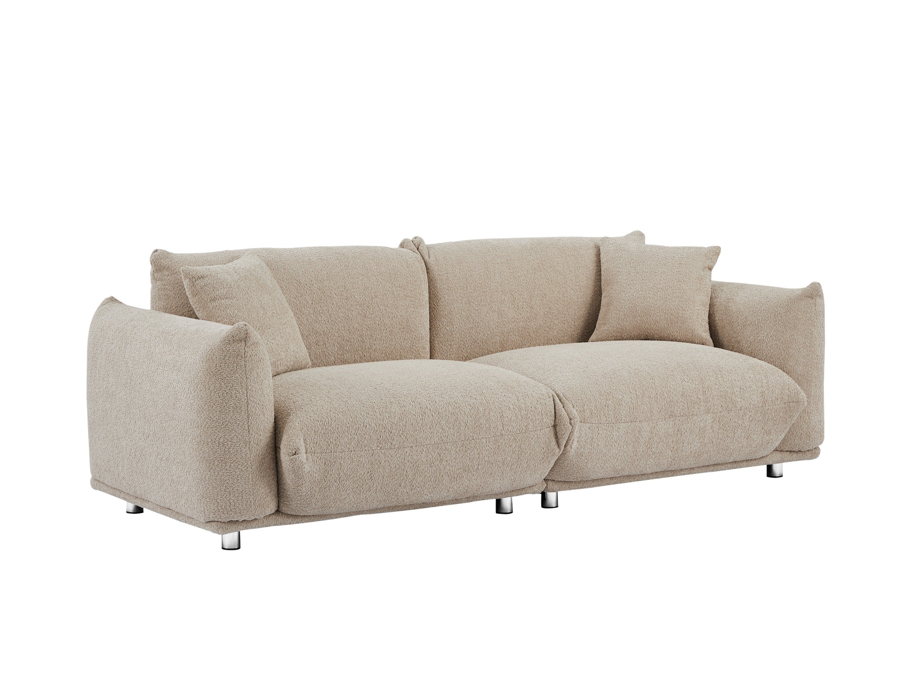 Walker Edison | Cloud Plush Loveseat Sofa