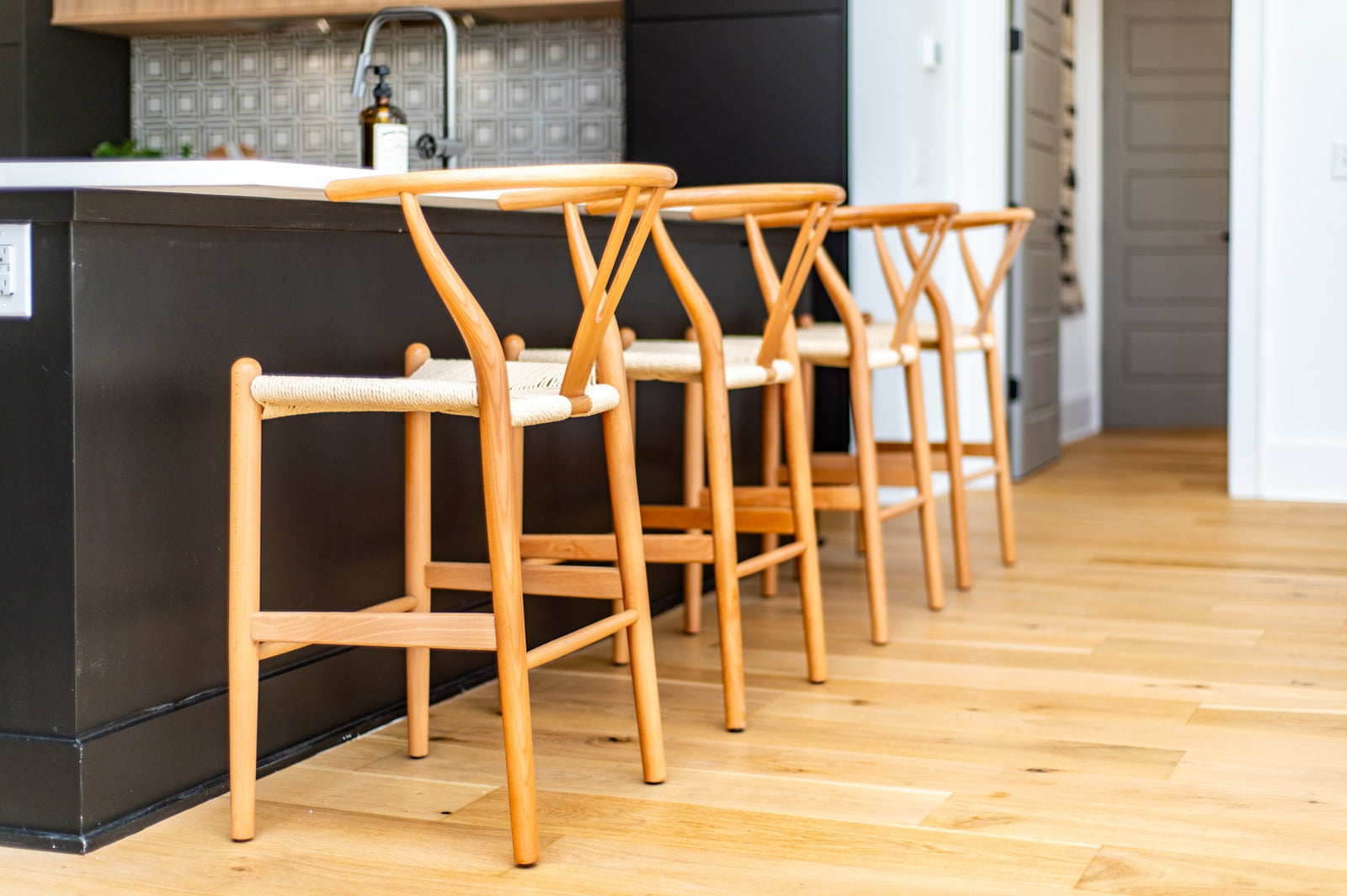 Wishbone Counter Height Bar Stools