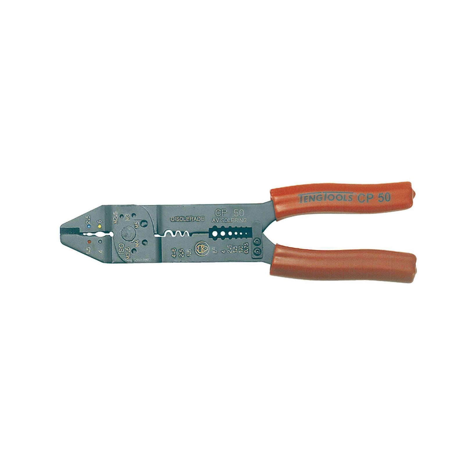 Teng Tools 9 Inch Professional Quality Crimping Pliers & Wire Stripper - CP50