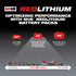 Milwaukee 48-11-1852 M18™ REDLITHIUM™ XC 5.0Ah Extended Capacity Battery Pack (2 Piece)