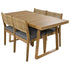 Walker Edison | Outdoor Acacia Wood Dining Table and Chair Set