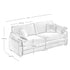 Walker Edison | Cloud Deep Corduroy Loveseat Couch