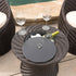 Walker Edison | Outdoor Side Table with Ice Bucket