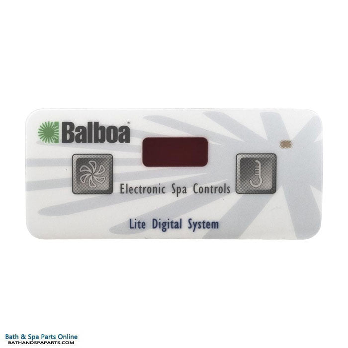 Panel superior digital Balboa Lite de 2 botones (10312)