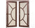 Kronos Double Iron Doors - Dark Bronze