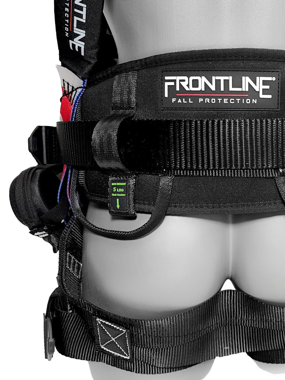 Arnés de cuerpo completo estilo americano Frontline 110CTB-AM con herrajes de aluminio y correas de suspensión para traumatismos M/L