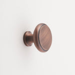 Elizabeth Solid Brass Cabinet Knob with Base - 1.25"