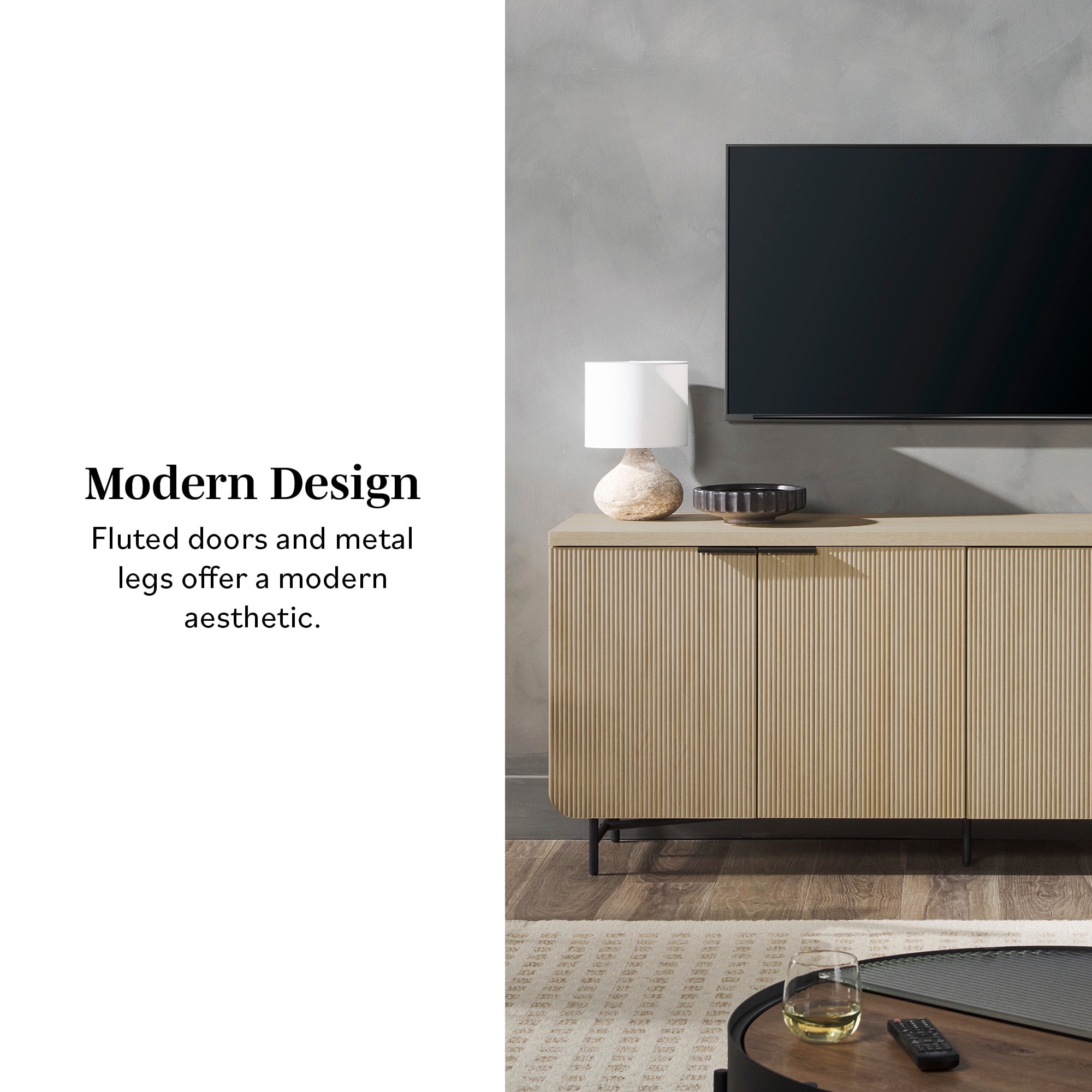 Reema Scandinavian Sideboard & TV Stand