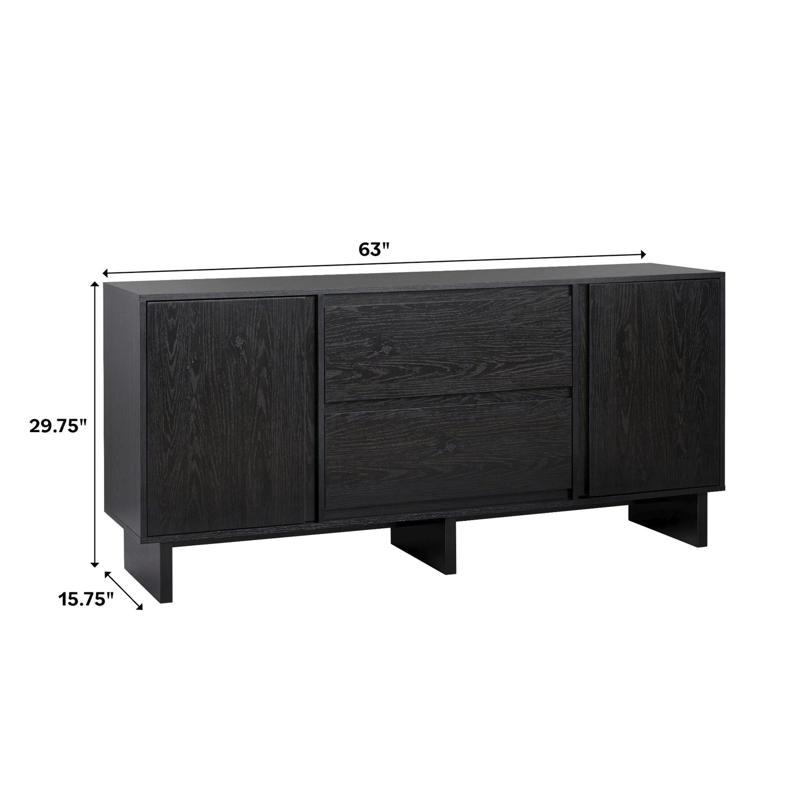 Mueble para TV/aparador Scandi minimalista Maja de 63