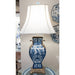 Lovecup Porcelain Vass Lamp With Bronze - Azure L094