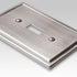 Moderne Brushed Nickel Steel - 1 Duplex Wallplate