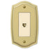 Sonoma Polished Brass Steel - 1 Phone Jack Wallplate