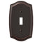 Sonoma Aged Bronze Steel - 1 Toggle Wallplate