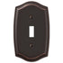 Sonoma Aged Bronze Steel - 1 Toggle Wallplate