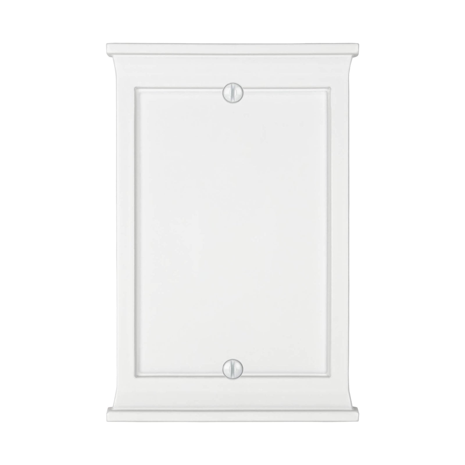 Mantel White Composite - 1 Blank Wallplate