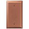 Century Brushed Copper Steel - 1 Blank Wallplate