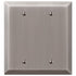 Century Antique Nickel Steel - 2 Blank Wallplate