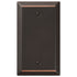 Century Aged Bronze Steel - 1 Blank Wallplate