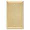 Century Satin Brass Steel - 1 Blank Wallplate