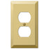 Century Polished Brass Steel - 1 Duplex Wallplate