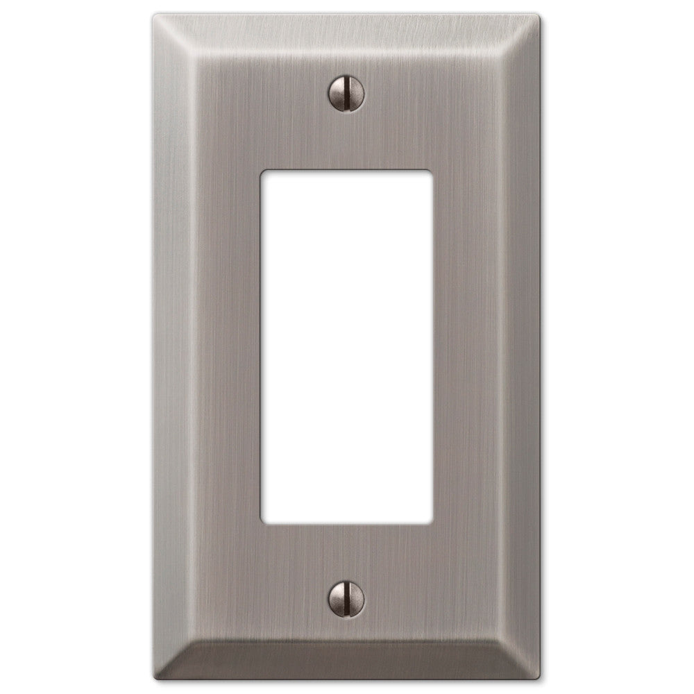 Century Antique Nickel Steel - 1 Rocker Wallplate