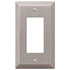 Century Brushed Nickel Steel - 1 Rocker Wallplate