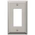 Century Polished Nickel Steel - 1 Rocker Wallplate