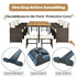 Walker Edison | Outdoor 11-Piece All-Weather Wicker Dining Table Set