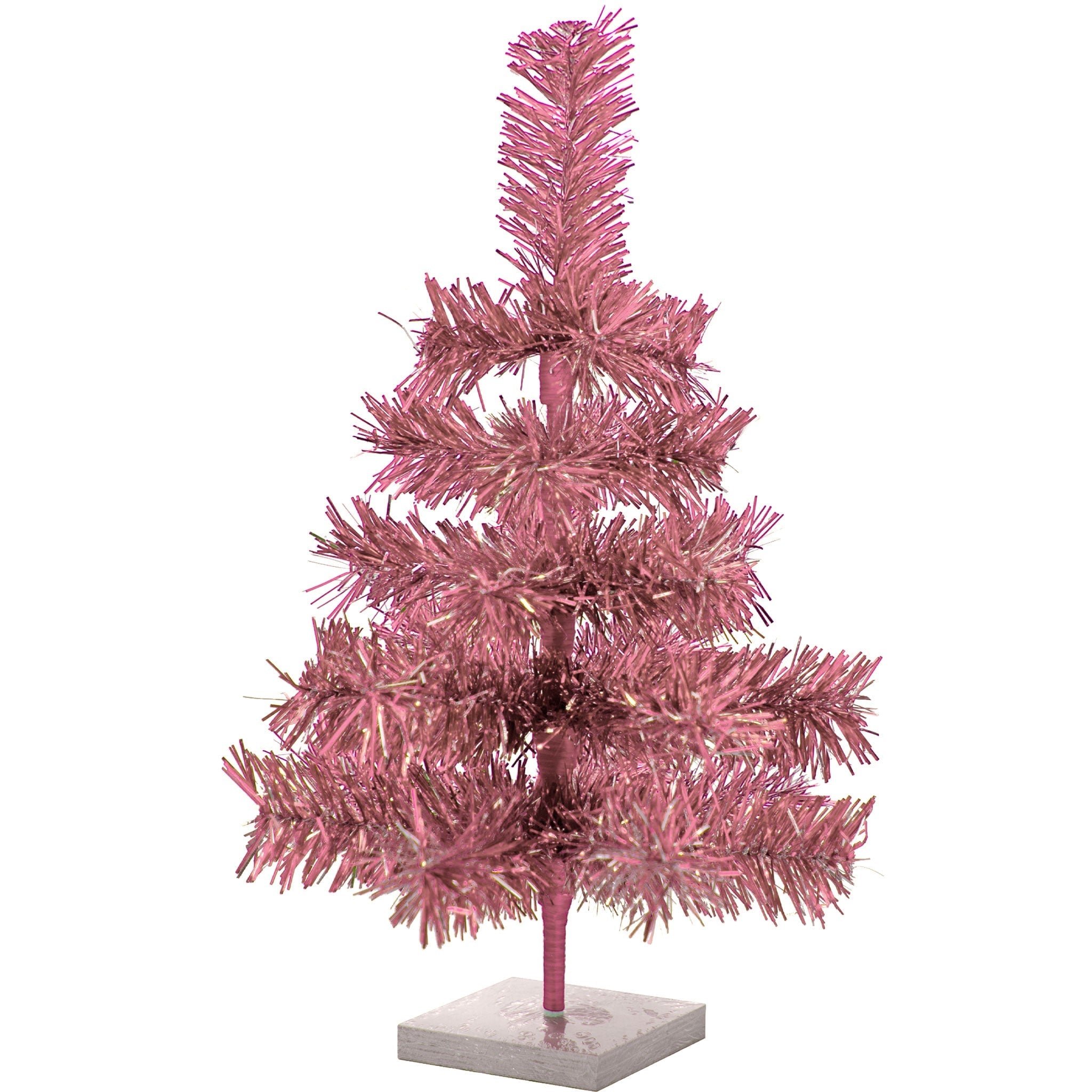 Pink & Silver Firework Christmas Tree