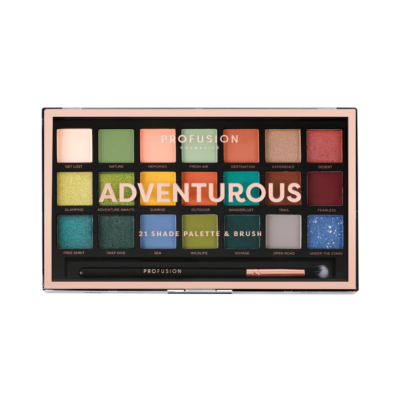 Cosmetics Eye 21 Shade Palette - Adventurous