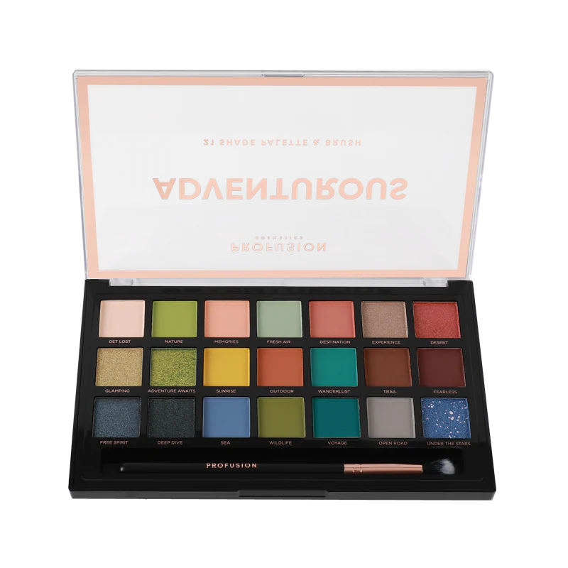 Cosmetics Eye 21 Shade Palette - Adventurous