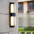 MIRODEMI® Modern Black/Copper Outdoor Waterproof LED Wall Sconce For Garden Porch