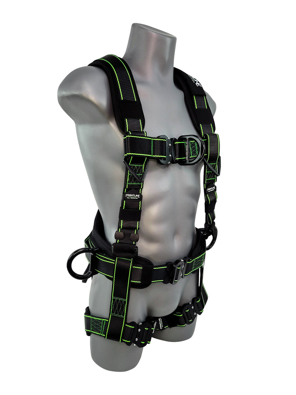 Frontline 200RE Elite Lite Climbing/Rescue Full Body Harness with Aluminum Quick Connect Buckles Universal