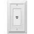 Deerfield White Wood - 1 Phone Jack Wallplate