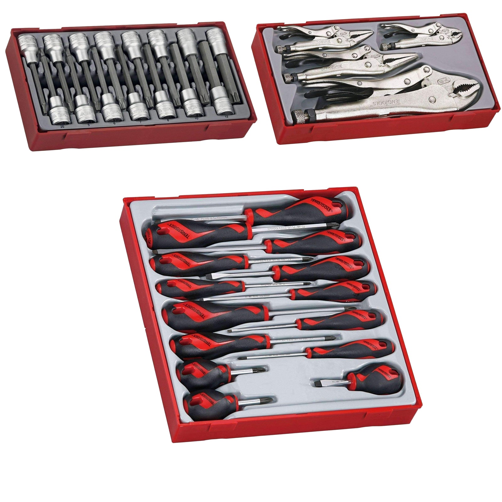 Juego de herramientas de servicio mixto completo de 173 piezas Teng Tools con caja de herramientas negra de EE. UU. - TC806NBK-USA3 