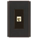 Zen Screwless Aged Bronze Cast - 1 Phone Jack Wallplate