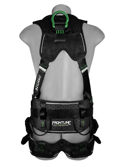 Frontline 250CTB Elite Construction Harness Aluminum Hardware and Suspension Trauma Straps M/L