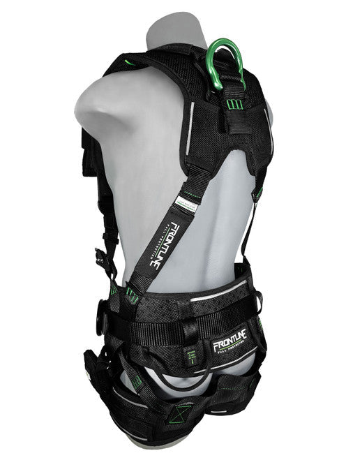 Frontline 250CTB Elite Construction Harness Aluminum Hardware and Suspension Trauma Straps M/L