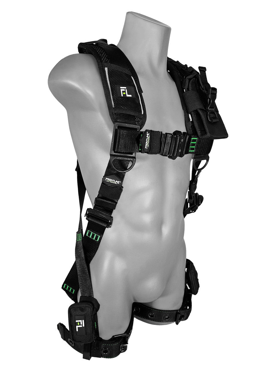 Frontline 250VTB Elite Vest Style Harness with Aluminum Hardware and Suspension Trauma Straps M/L