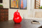 Solid Color Pear Sculpture // Red