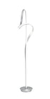 Budapest Dimmable LED 63" Tall Floor Lamp // Silver