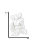 Entangled Romance Couple 19.5" Sculpture // White