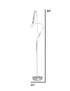 Budapest Dimmable LED 63" Tall Floor Lamp // Silver