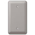 Devon Brushed Nickel Steel - 1 Blank Wallplate