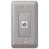 Devon Brushed Nickel Steel - 1 Cable Jack Wallplate