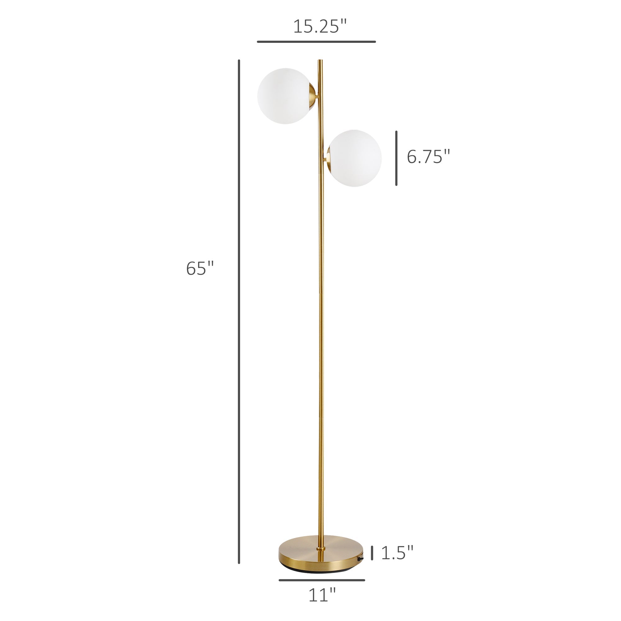 Walker Edison | Minimalist Floor Lamp